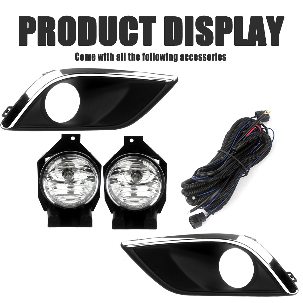 Aplicable a Chevrolet 15 / 16 / 17 / 18 Sail / Aveo Front Fog Lamp Assembly Halogen Day Drive Bar Light image 2