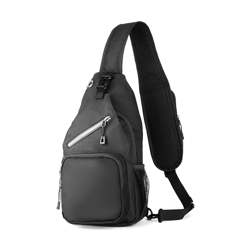 Bolso de pecho casual personalizado transfronterizo al aire libre para hombres Oxford tela nocturna mochila de hombro de moda amplia bolso de hombro