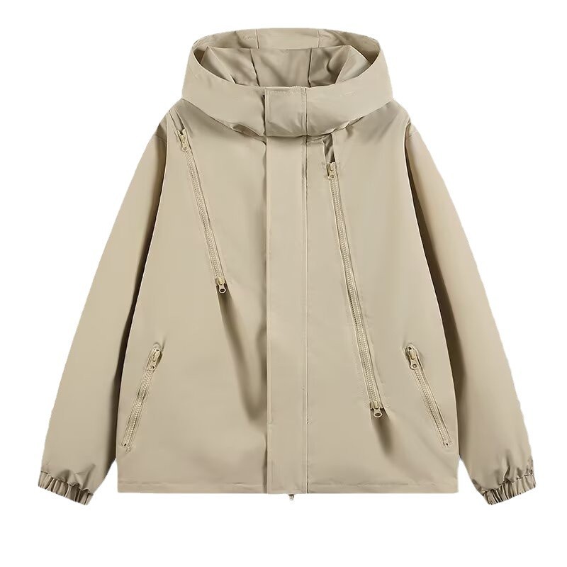 방수 방풍 충전 세트 남성 봄 가을 및 겨울 미국 스타일 기능성 작업복 바지 야외 충전 의류 트렌디 브랜드 자켓