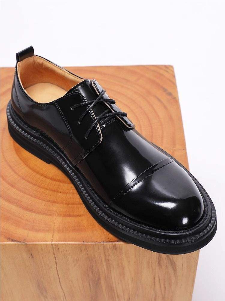 ShoeVault Scarpe da uomo in pelle Oxford a tre giunture, stile britannico, casual, per matrimonio e sposo, estive, formali_voghion.com