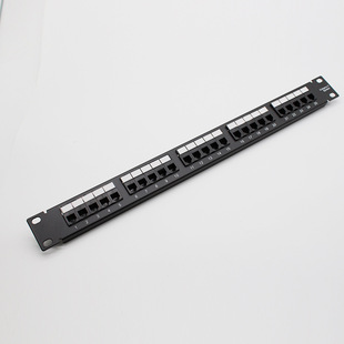 Neutral 25-port Telephone Patch Panel 25 Speaking Patch Panel Gold-plated RJ11 Module Telephone Patch Panel
