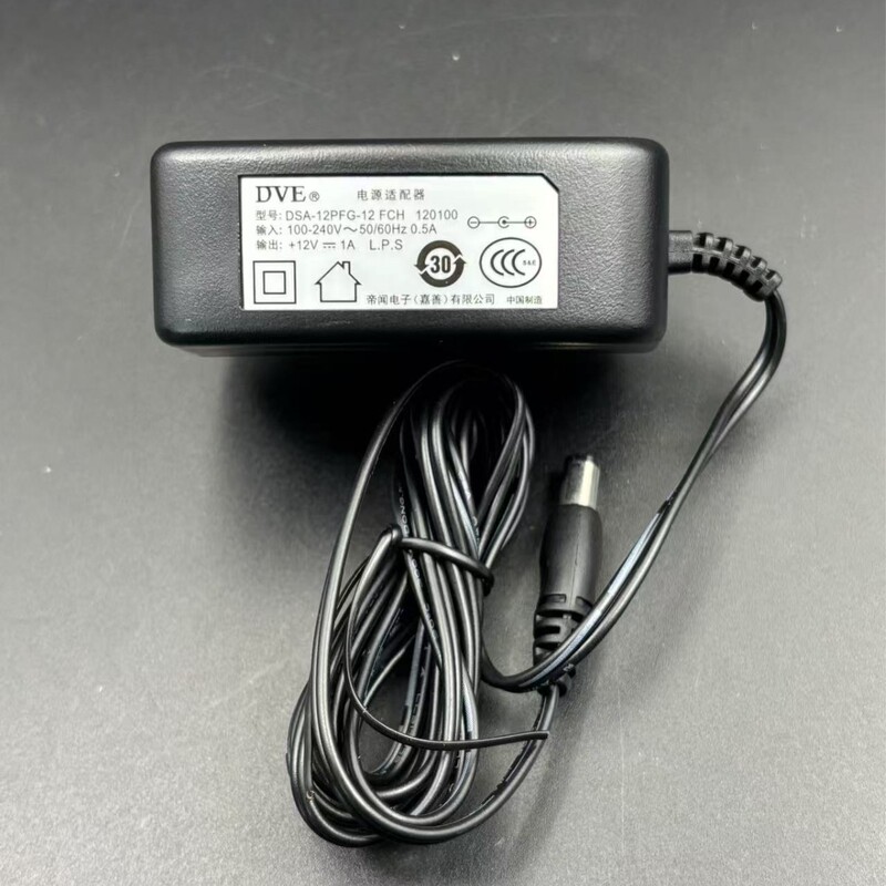 Applicable to DVE Diwen 12V1A power adapter ZTE use cat applicable switch monitoring power supply