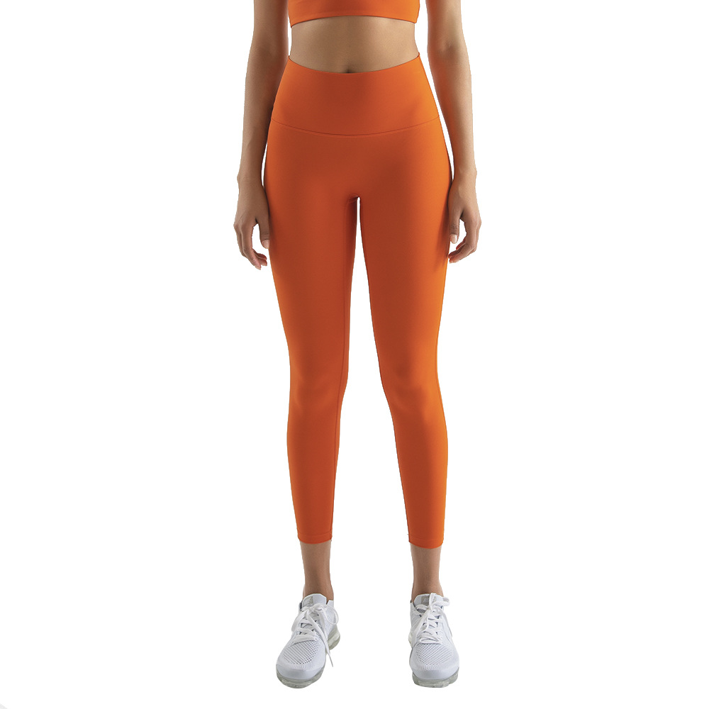 Procesamiento personalizado abrasivo de doble cara sin vergüenza pantalon de cintura alta pantalon deportivo de fitness pantalon deportivo
