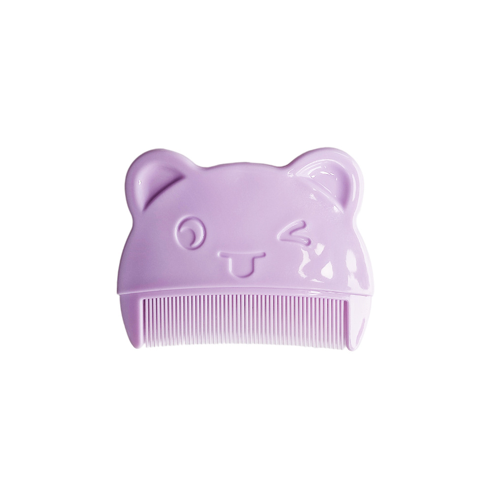 Peine de bebé con forma de dibujos animados Peine para bebés con tinea fetal Peine para niños pequeños Peine para champú Mini peine para recién nacidos