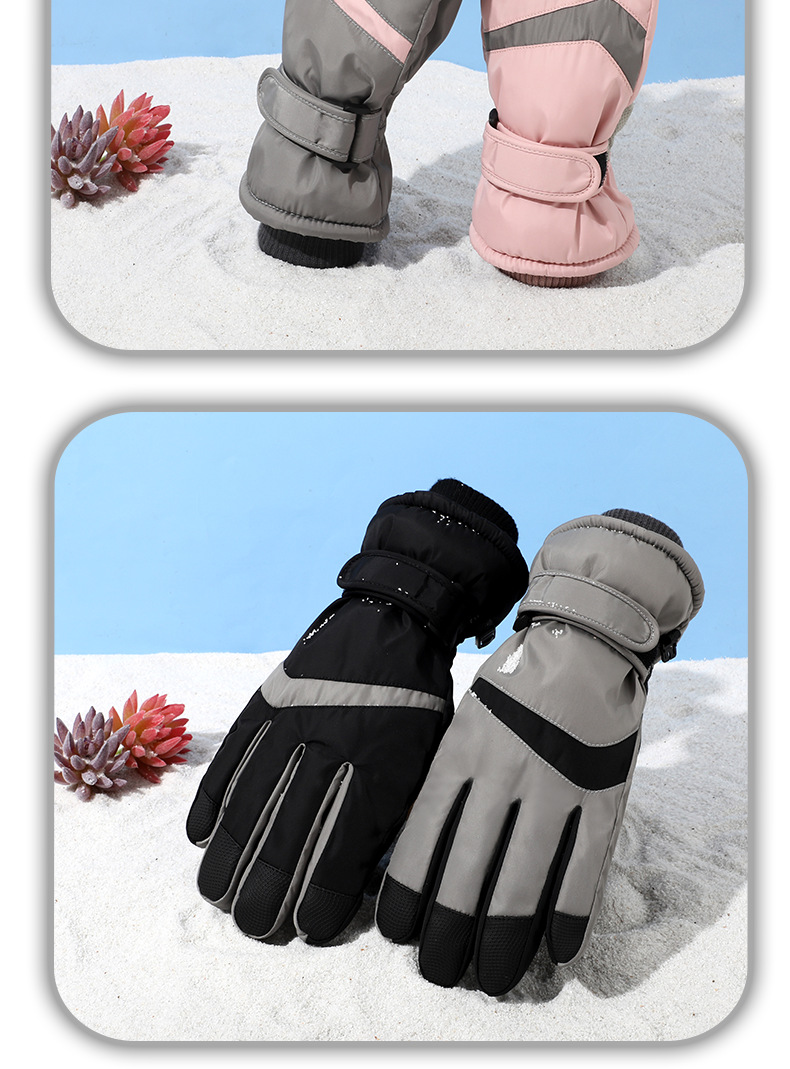 Unisex Fashion Color Block Polyester Gloves 1 Pair display picture 3