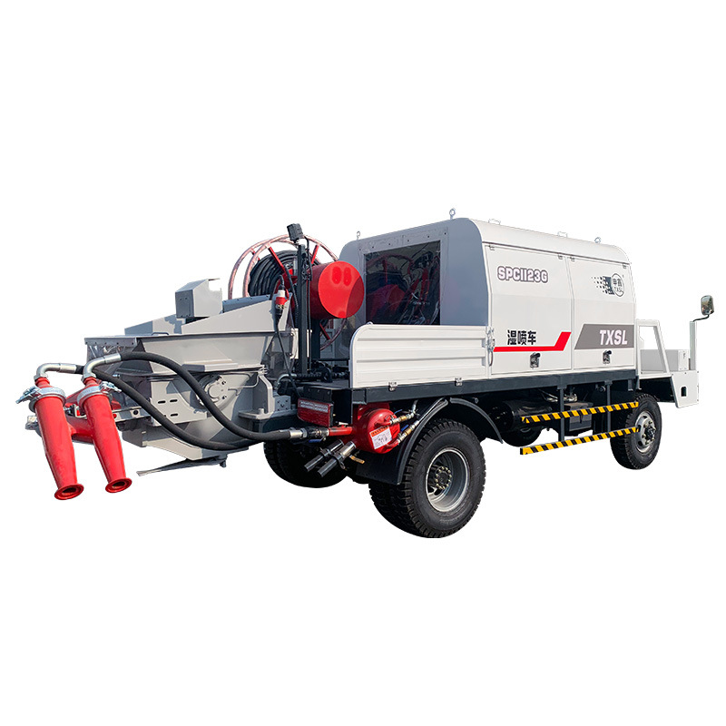 双喷头湿喷台车 隧道地铁喷浆设备