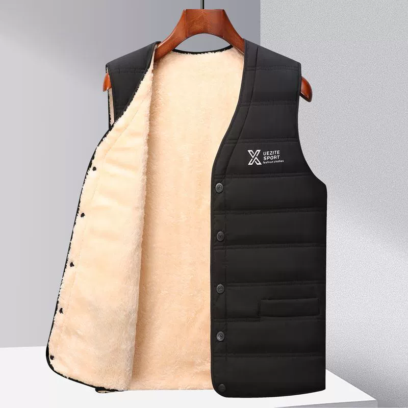Осенний и зимний новый жилет для пожилых людей
