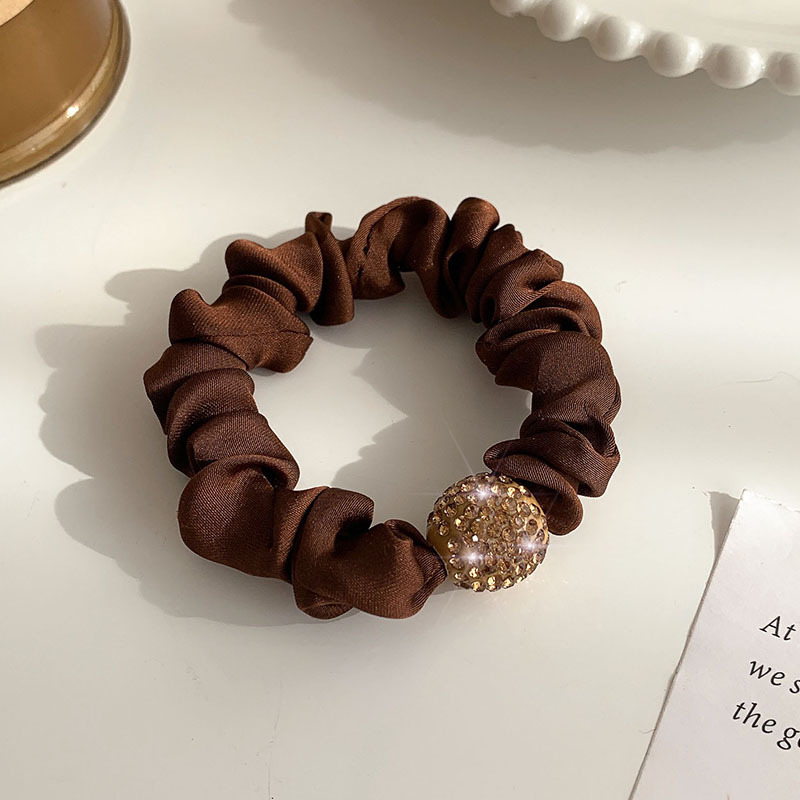 Otoño e Invierno luz de lujo cuerda de pelo lazo banda de goma de pelo de temperamento simple banda de pelo de alta elástico durable para niños accesorios de pelo cuerda de pelo