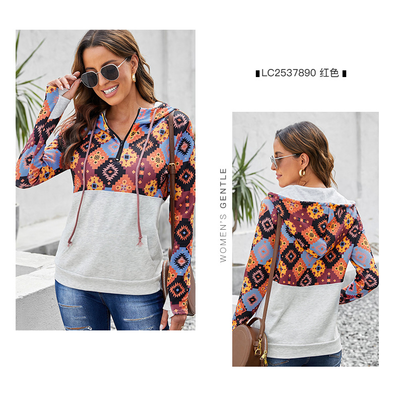 new zipper half open collar casual long-sleeved shirt Nihaostyles wholesale clothing vendor NSSI74818