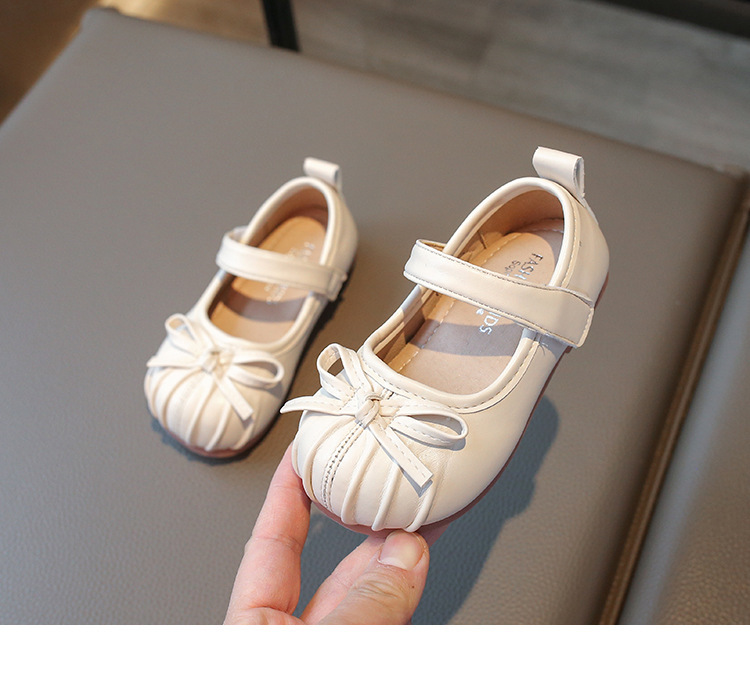 Mocassins en cuir pour filles avec semelle souple princesse_voghion.com