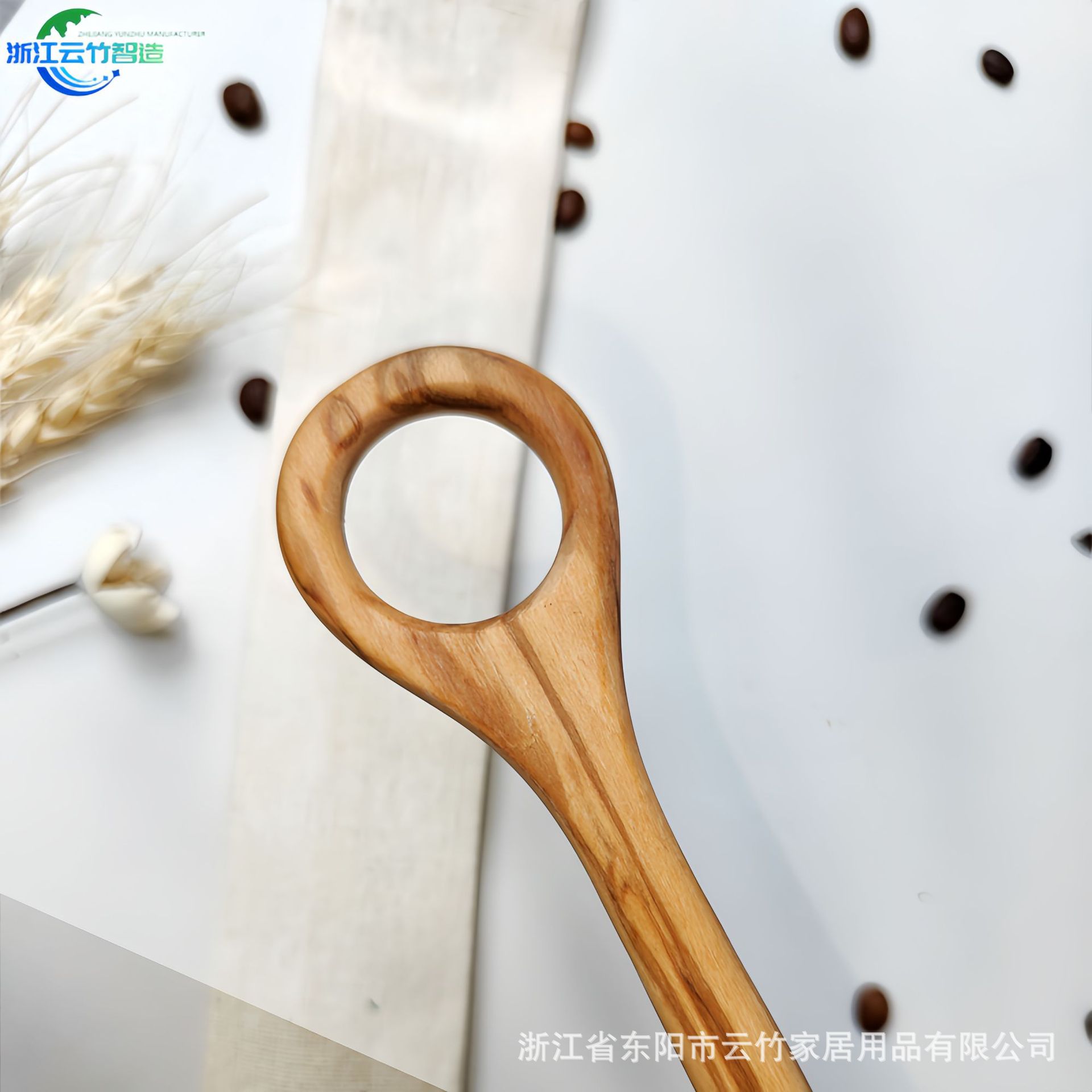 Mezclador de madera de Acacia Mezclador de madera Mezclador de madera en stock bolsa de distribución Amazon Hot Sale