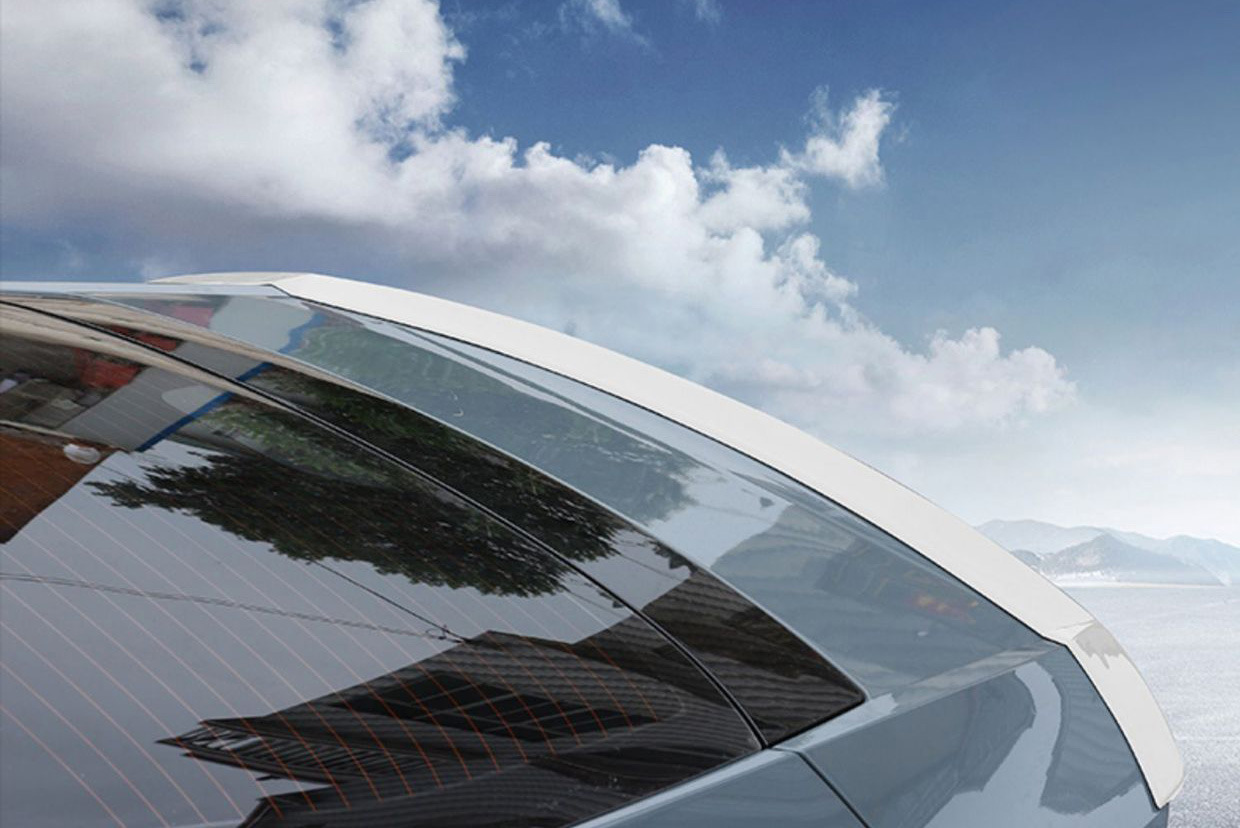 Suitable for the Seventh-Generation Elantra Rear Wing, 21-23 Model Elantra Appearance Modification, Non-Destructive Fixed Wind Wing, Small Pressure Wing