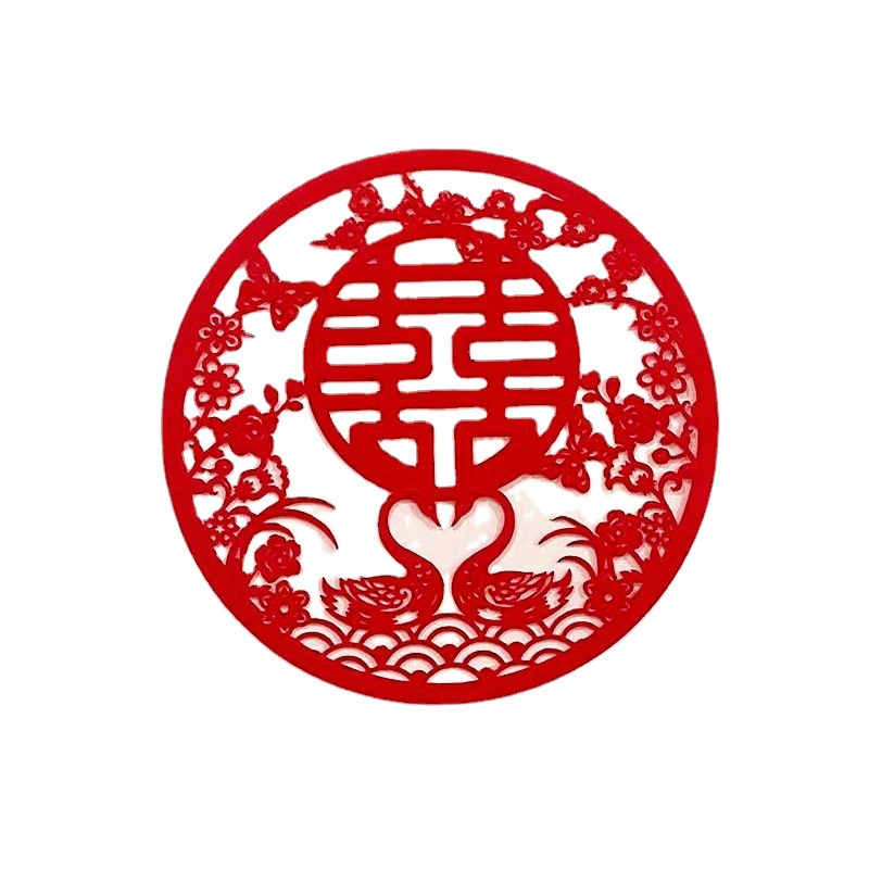 Name sticker, glass decorations for fencing, oolong tea Da Hong Pao non-woven cloth