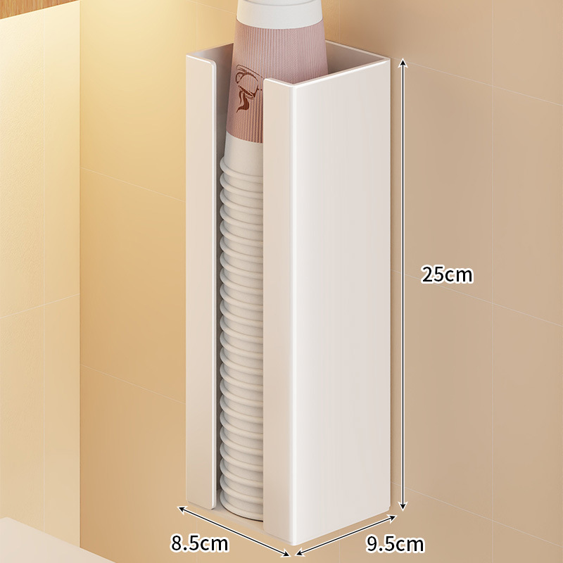Organizador Magnético de Vasos de Papel de Hierro, De Pared, Sin Perforación, para Refrigerador image 10