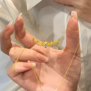 少女心动辛德瑞拉项链女小众高颜值设计奢华锁骨链小红书爆款颈链