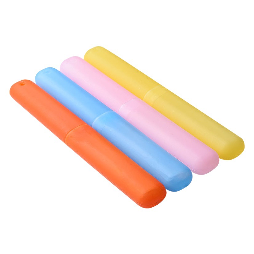 Caja portátil para cepillo de dientes de viaje