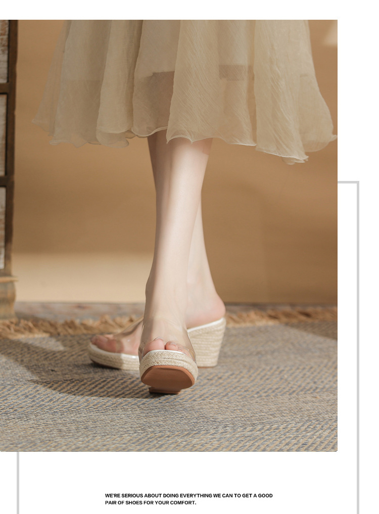 Sandal cao gót nữ đế xuồng bít mũi hở ngón, gót 9 cm, phong cách mới 2026 — màu trắng chi tiết 11