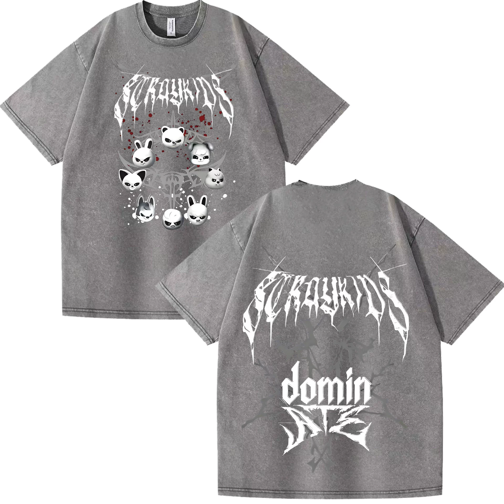 2025 год Bad Rap Independent Station Evil Skzoo Combination Peripheral Print Summer Short Sleeve