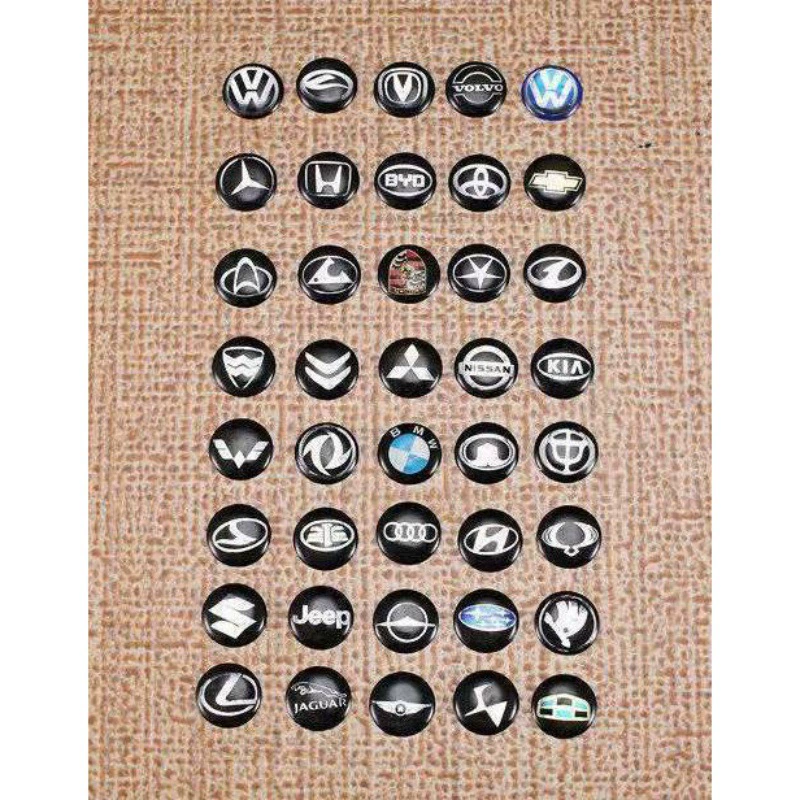 Ключевой стикер Марк соответствующий для логотипа автомобиля ключа дистанционного управления Тойота Хонда Хюндай Сузуки обозначая кристаллический логотип автомобиля эпоксидной смолы