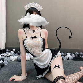 春山梦情趣内衣纯欲风女仆装激情透视诱惑可爱女佣免脱调情睡衣
