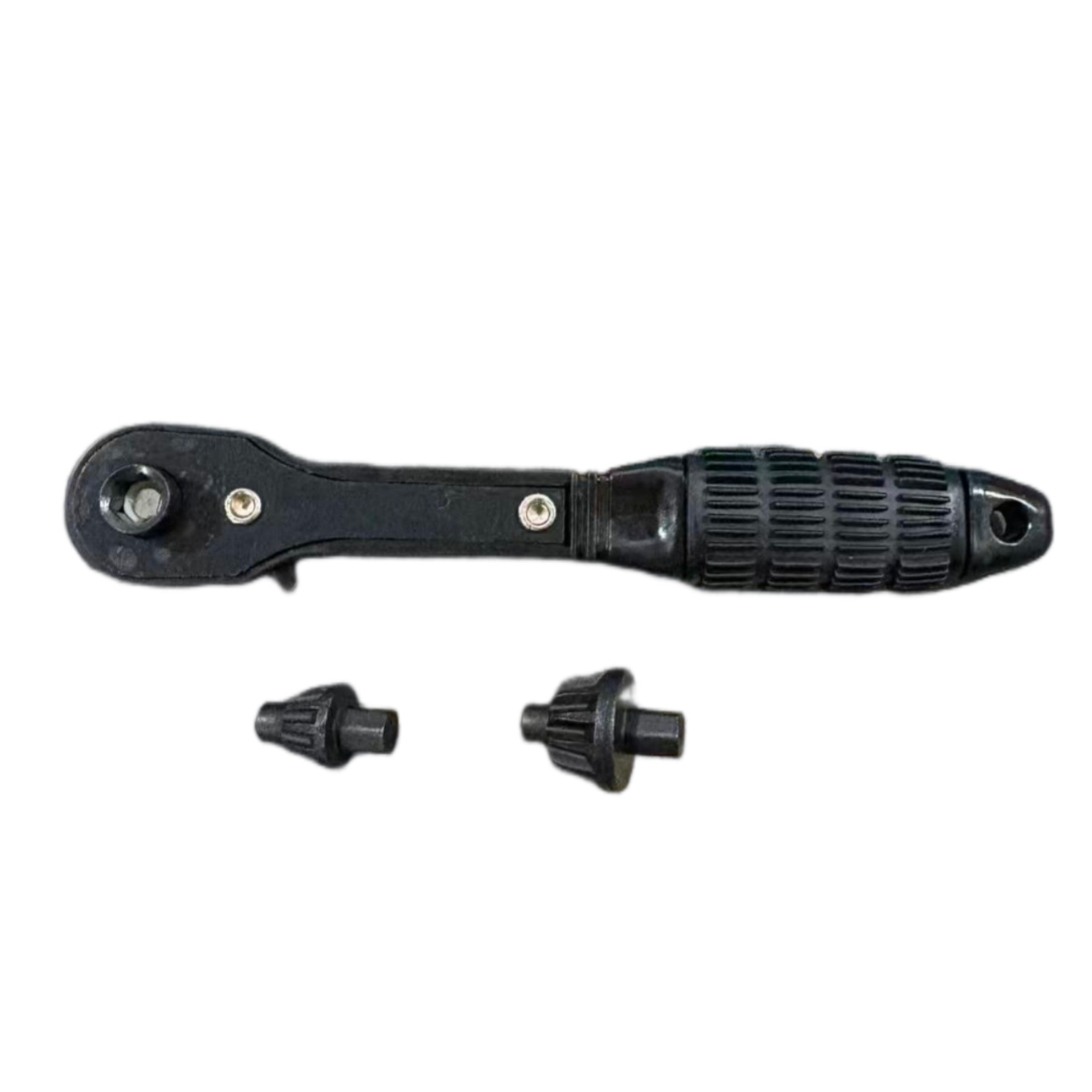 二合一钻夹头钥匙扳手 黑色快速棘轮扳手 两头双用扳手 加硬 新款