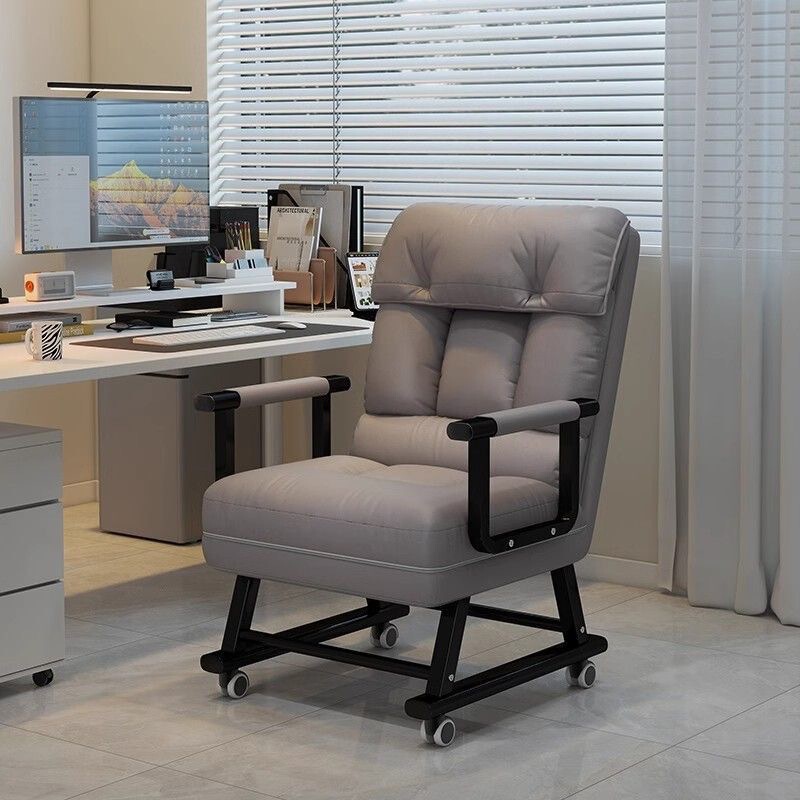 American-Style Folding Recliner for Lunch Break, Comfortable Office Chair for Lunch Break, Dual-Purpose Chair, Sofa Chair, Student Dormitory Computer Chair