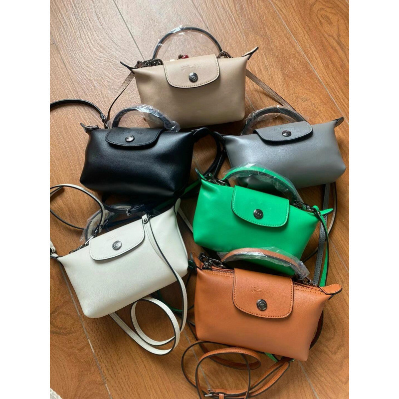 New Longchamp Cowhide Mini Dumpling Bag Handbag Shoulder Crossbody Women's Bag Mini Coin Purse Makeup Bag New Longchamp Cowhide Mini Dumpling Bag Handbag Shoulder Crossbody Women's Bag Mini Coin Purse Makeup Bag