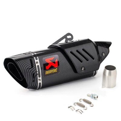 Motorcycle exhaust pipe tail throat oblique triangle - c