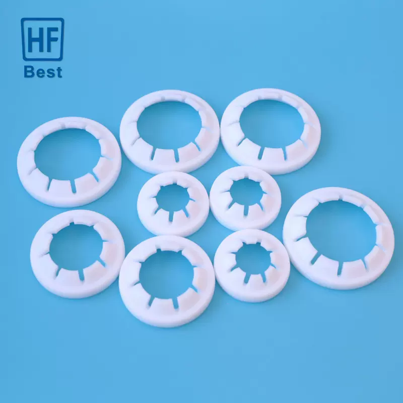 四氟厂家CNC精密加工聚四氟乙烯异形零件 PTFE铁氟龙加工非标定制