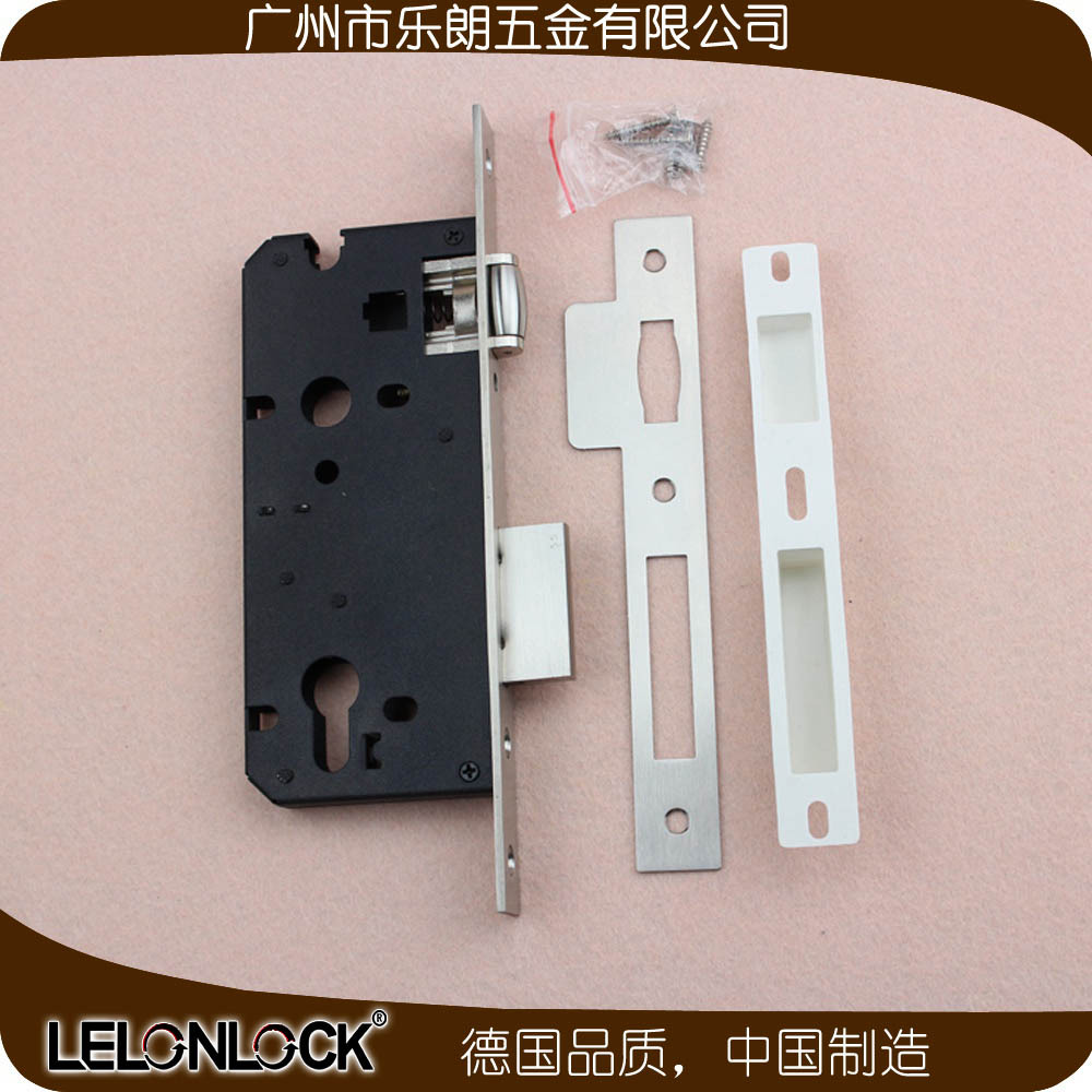 Cerradura de bola de acero inoxidable estándar europeo personalizada 85 serie de cerradura de bola de puerta de entrada a prueba de viento accesorios de cerradura de puerta interior