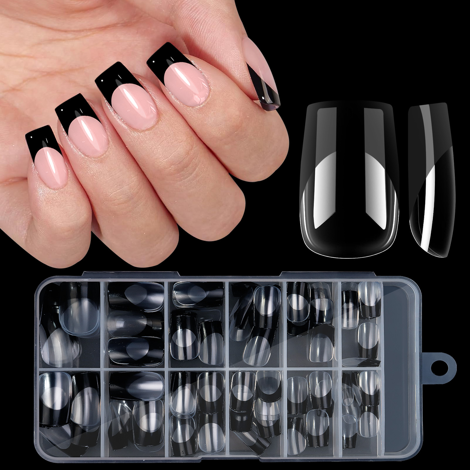 Style Simple Couleur Unie Plastique Ongles Correctifs display picture 9