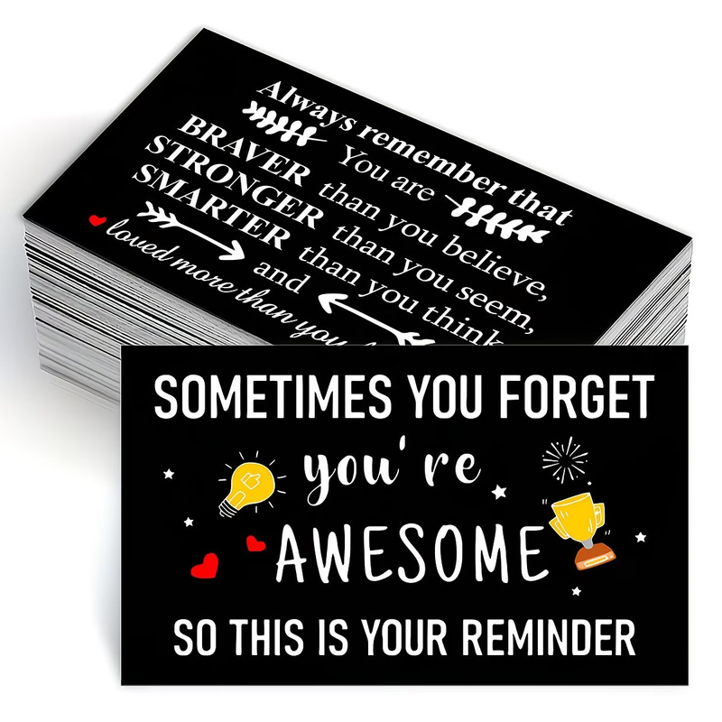 Inspirational Encouragement Card "You Are Braver and Stronger Than You Think, Sometimes You Forget How Amazing You Are" Inspirational Encouragement Card "You Are Braver and Stronger Than You Think, Sometimes You Forget How Amazing You Are"