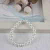 Plastic hair band from pearl, bracelet, 8mm