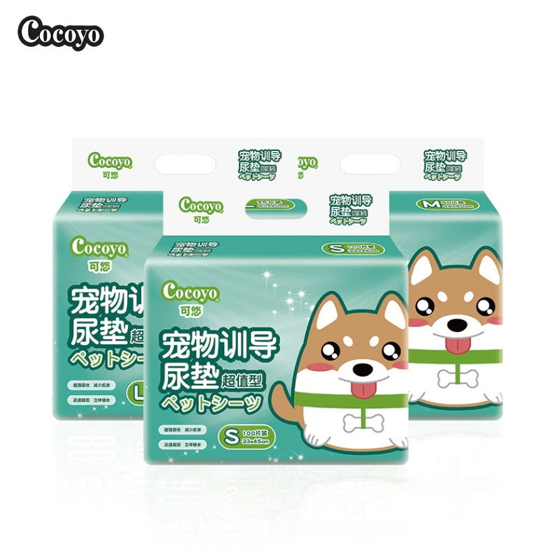 Cocoyo Dog Training Pad Одноразовые утолщенные большие впитывающие подгузники Товары для ухода за домашними животными