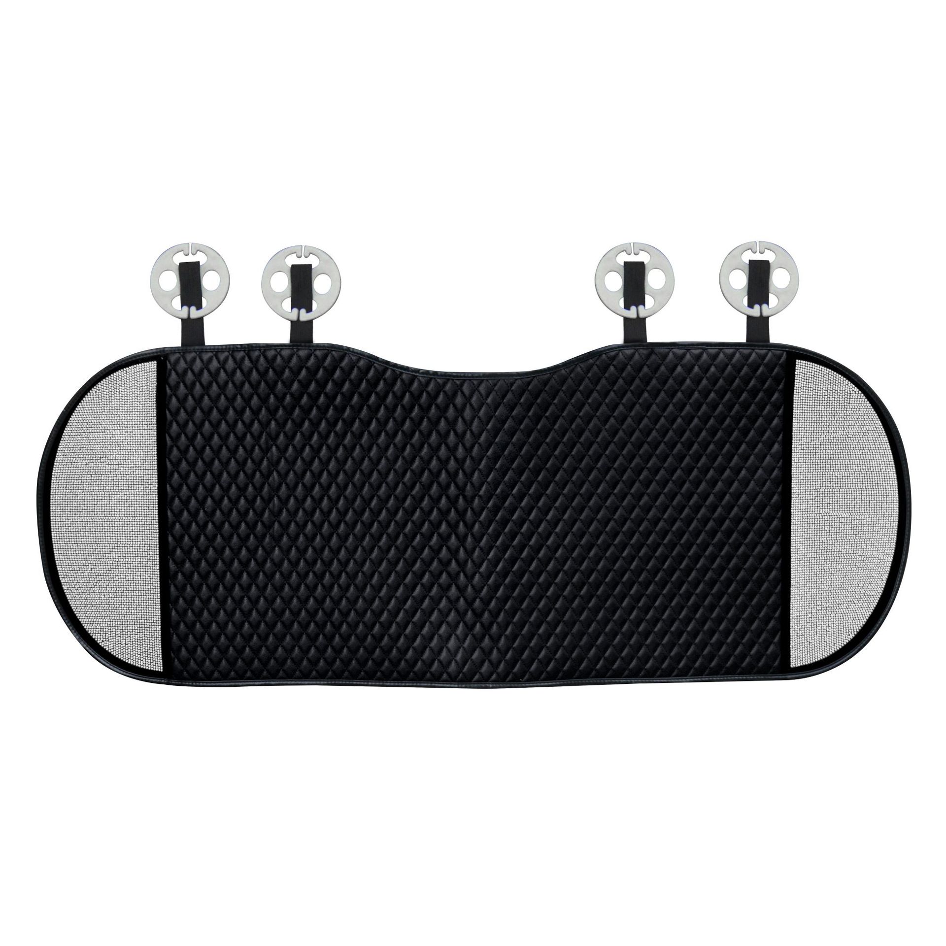 Car Seat Cover – Universal Seat cushion, seat cover - white-diamond-leather-single-rear-seat