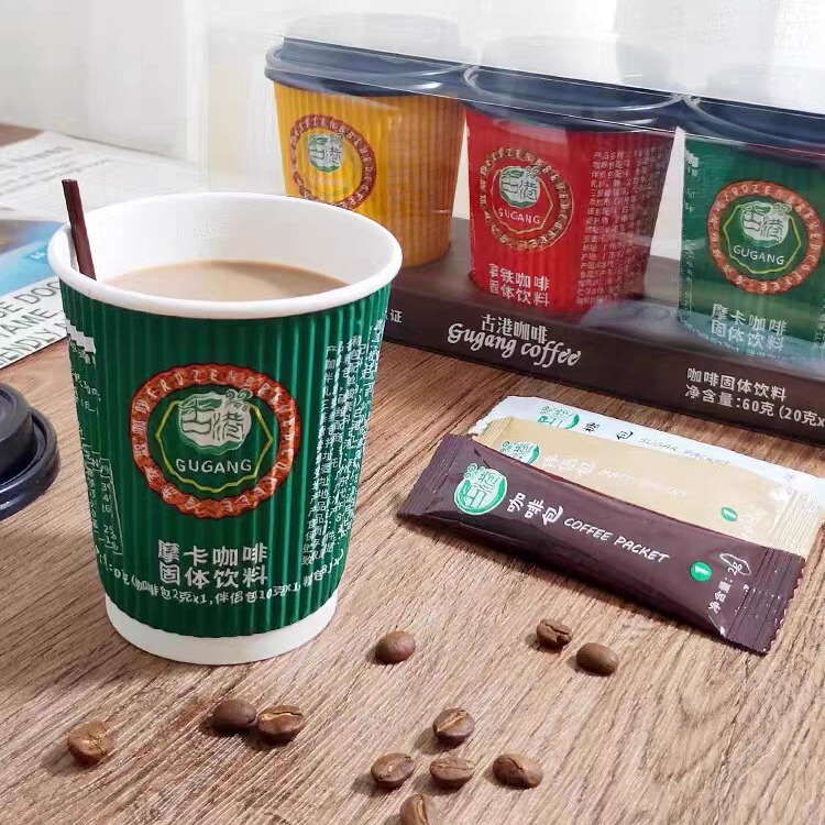 Gugang 60g Capuchlo Latte Mocha Solid Beverage Instant Coffee Home Office Leisure Beverage Wholesale