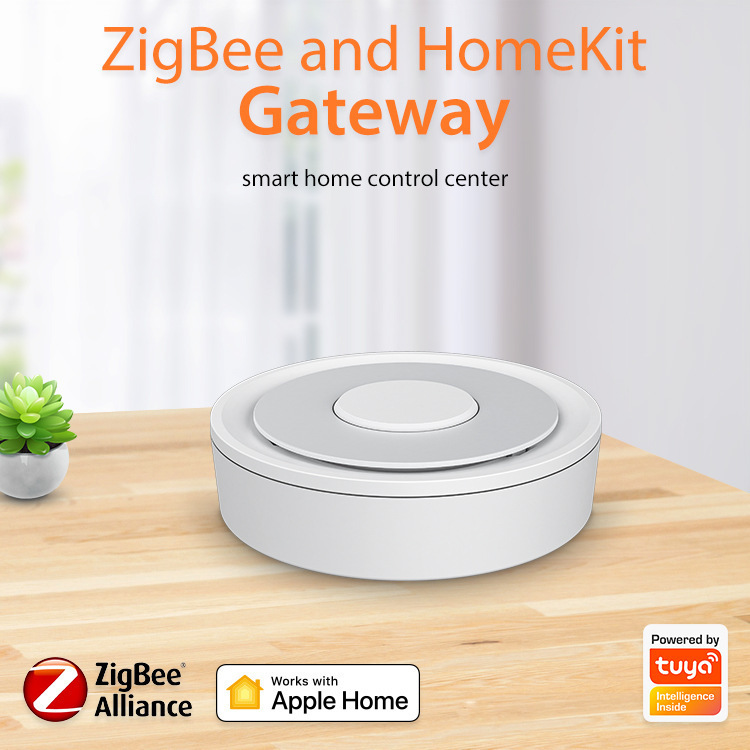 Tuya アプリ有線ゲートウェイ Apple ホームキットzigbee スマート デュアル モード ゲートウェイ ホーム スマート セントラル コントロール|undefined