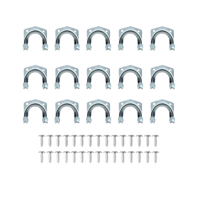 Venta a largo plazo 10pc gancho de madera herramienta gancho pequeño doble gancho herramienta sala de hierro gancho de la fregona