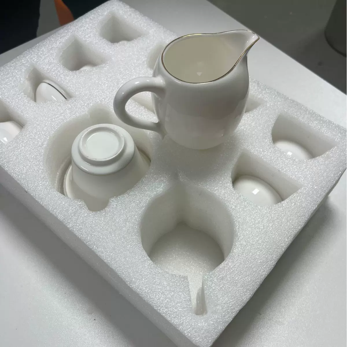 源头工厂定制高密度EVA内衬定做泡棉包装茶具珍珠棉防撞减震