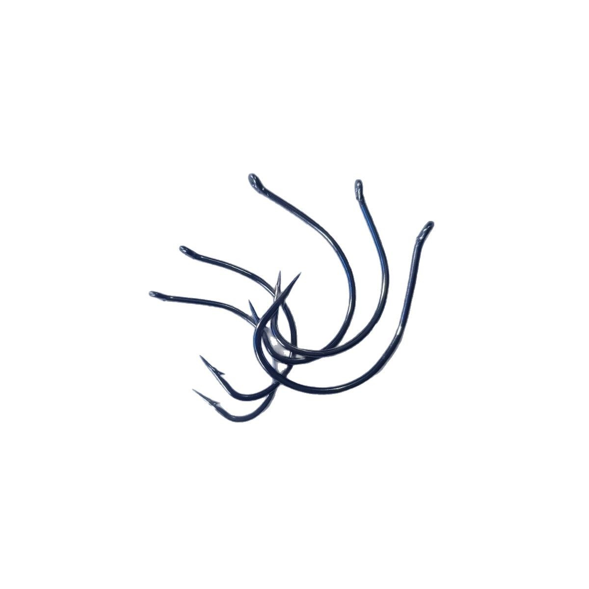 Gancho de pesca invertido 8003 Locha Luya pit Negro bajo gusano suave cebo Camarón rebordear solo gancho loco mandarín pescado