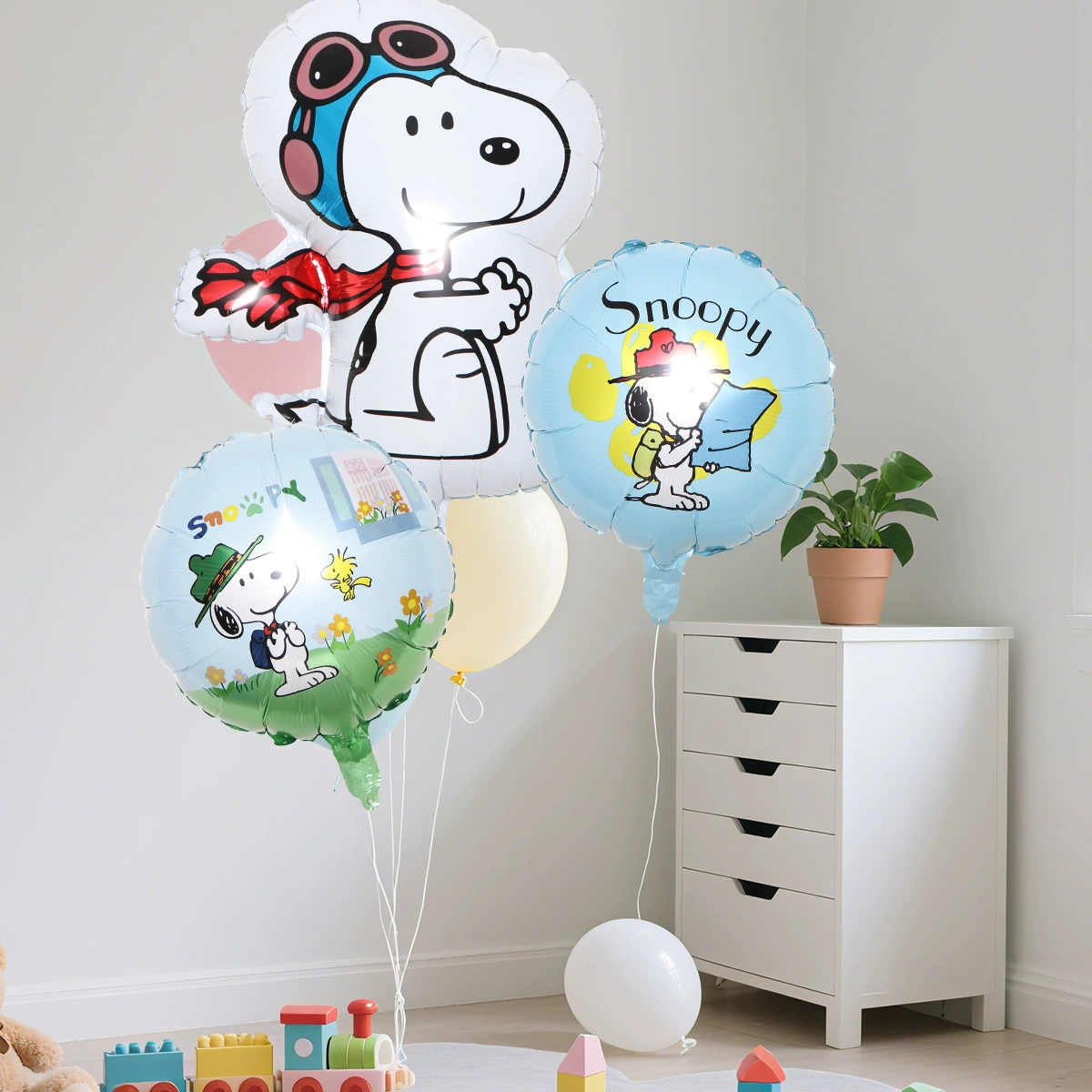 Nuby, (Cross-border trading), мультфильм круглый надувной шарик, 18 дюймов