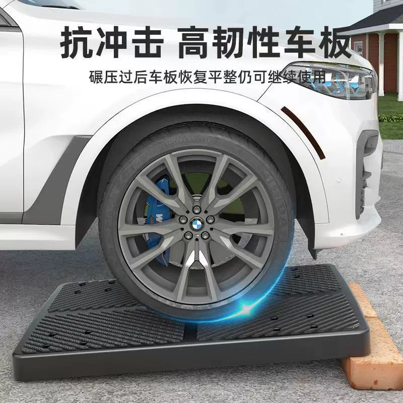 Flatbed truck on four wheels for moving, folding cart, trailer for home use, increased thickness