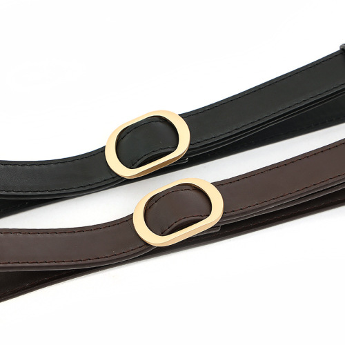 Wide Belting Women's Universal Brown Instagram Style Trend  Jeans Belt for Ladies Pants Belt with High-End Decor