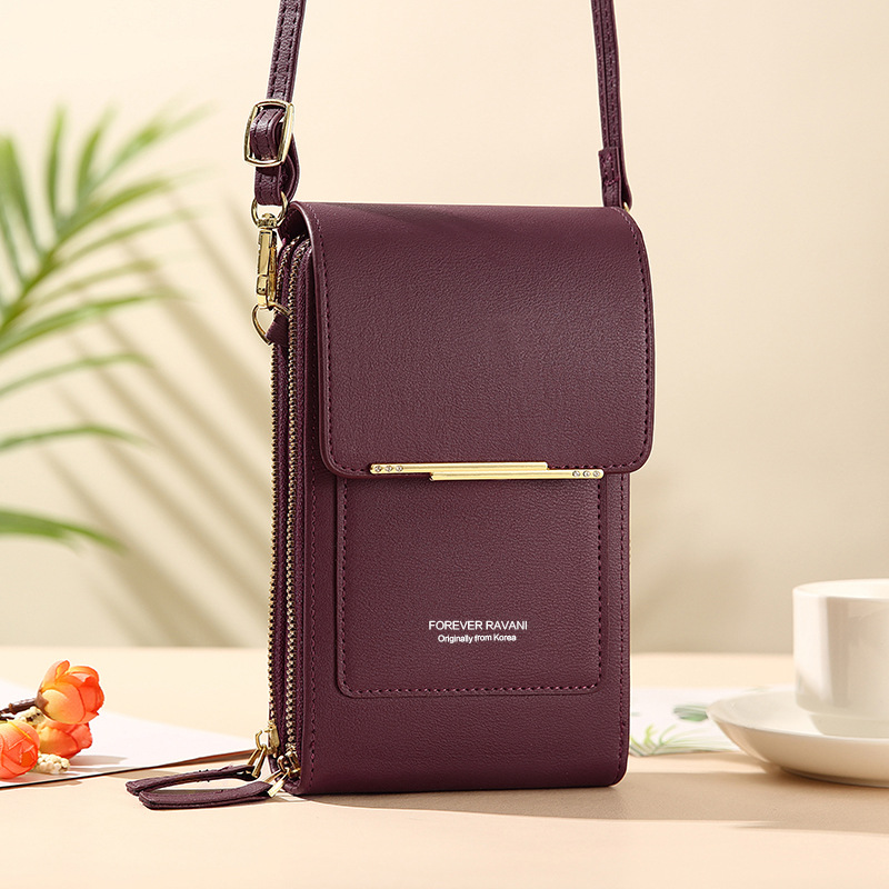 La bolsa para teléfono móvil puede ser una bolsa de mensajero con pantalla táctil para damas multifunción de gran capacidad Botón de bolsa de comercio exterior transfronterizo Bolsa para teléfono móvil al por mayor