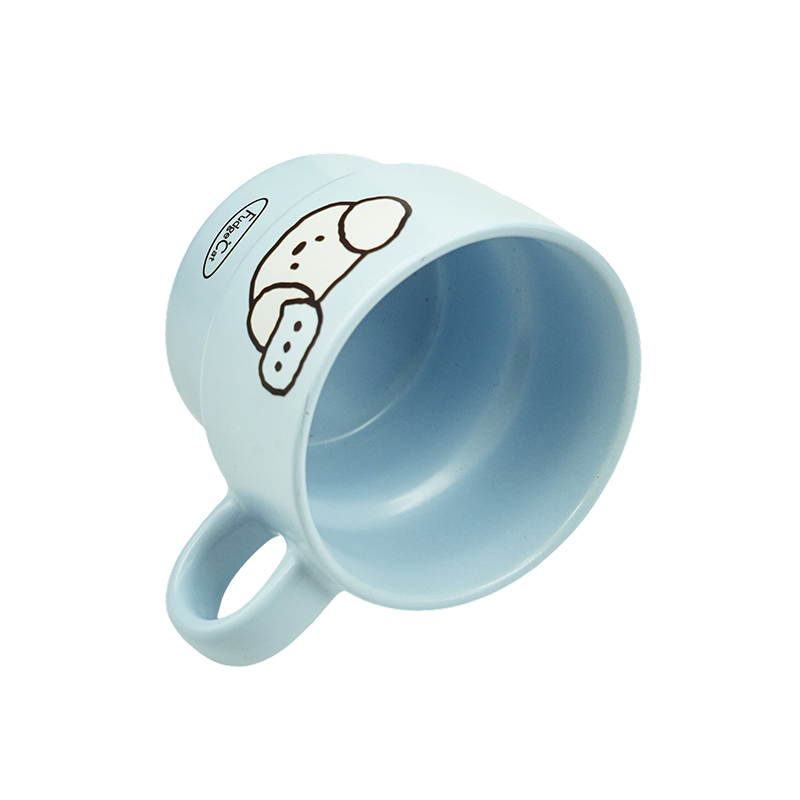 Kkv Sour Candy Kitten Ceramic Cup Series Regular Style Pink Kitten Stacking Cup Daily Household Goods