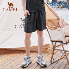 骆驼户外速干短裤男夏季新款松紧腰五分裤薄弹力透气女运动裤批发