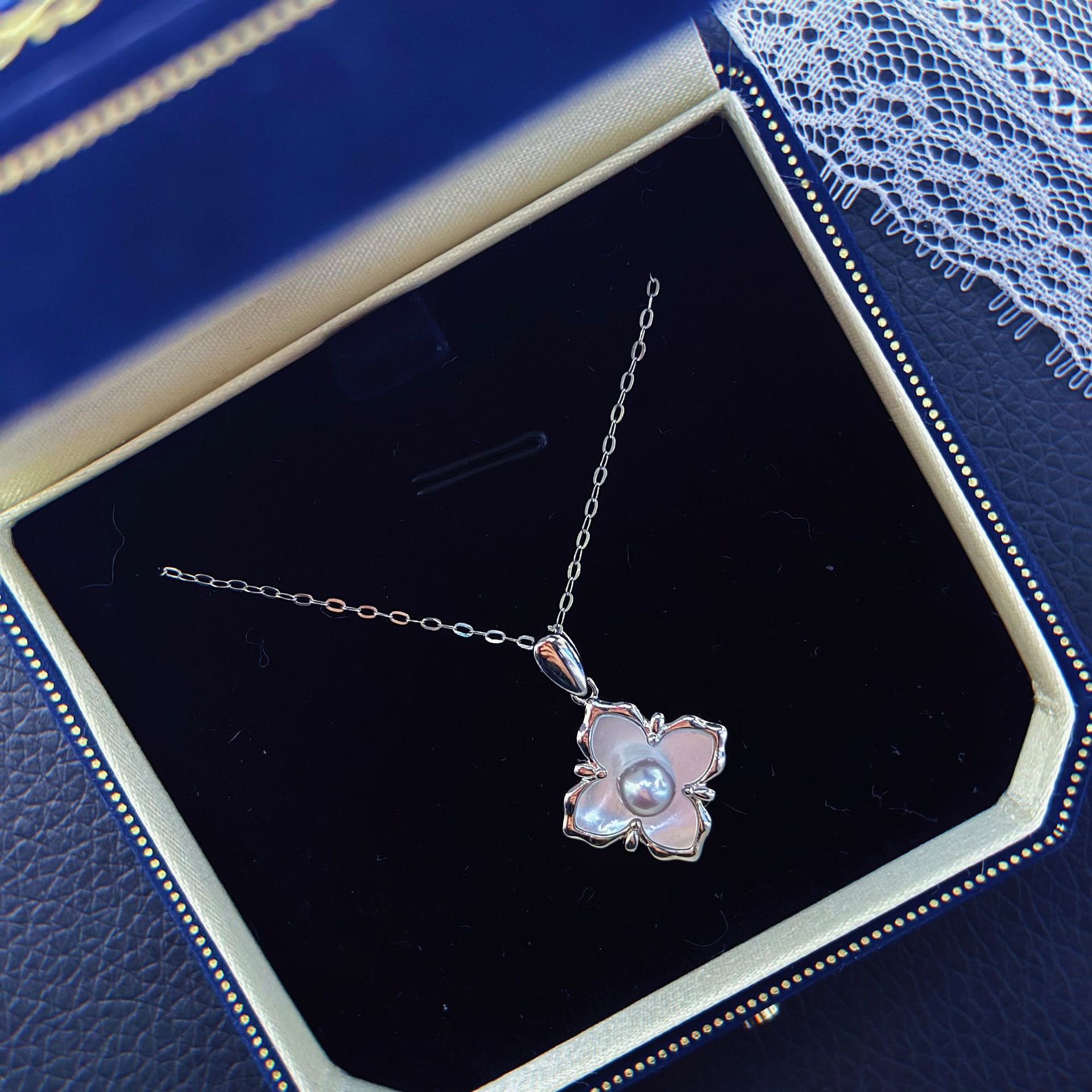 ��������С����÷��S925����������4-5mm��ˮ��������������׹