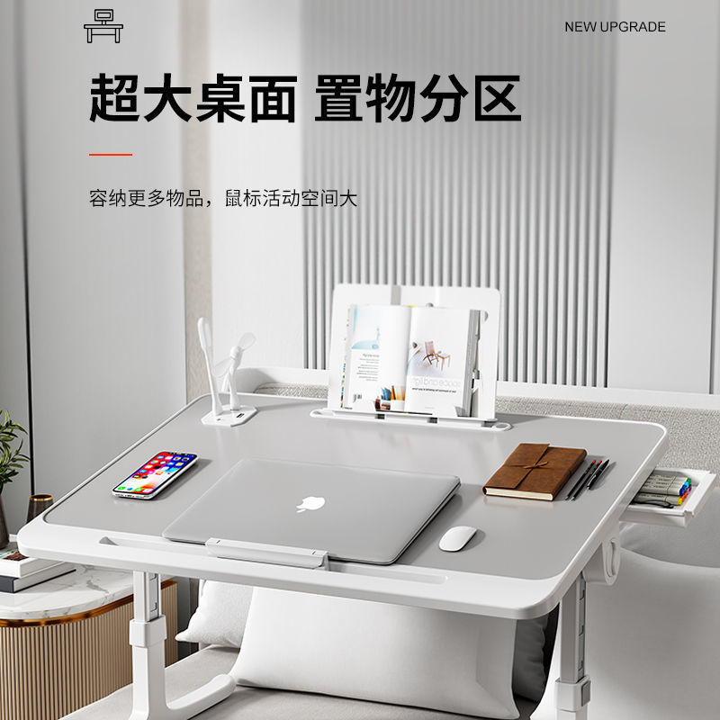 Escritorio para dormitorio estudiantil con superficie de trabajo ajustable