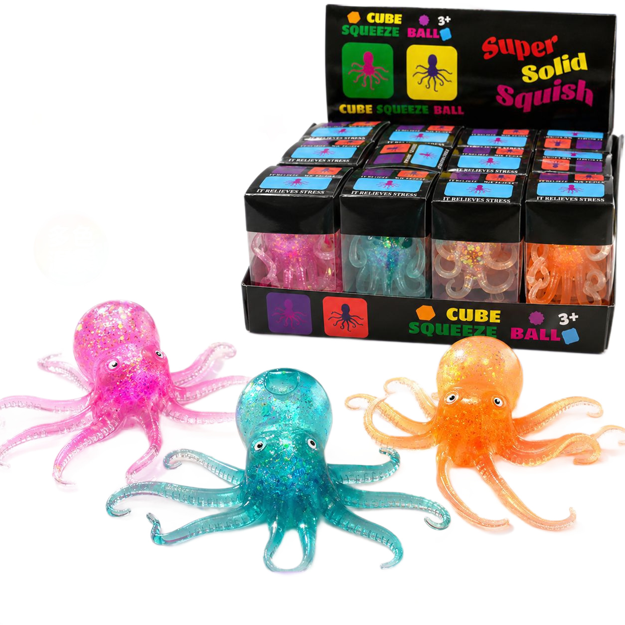 Candy medusa fluido pellizco pellizco Le rebote lento juguetes descomprimidos al por mayor