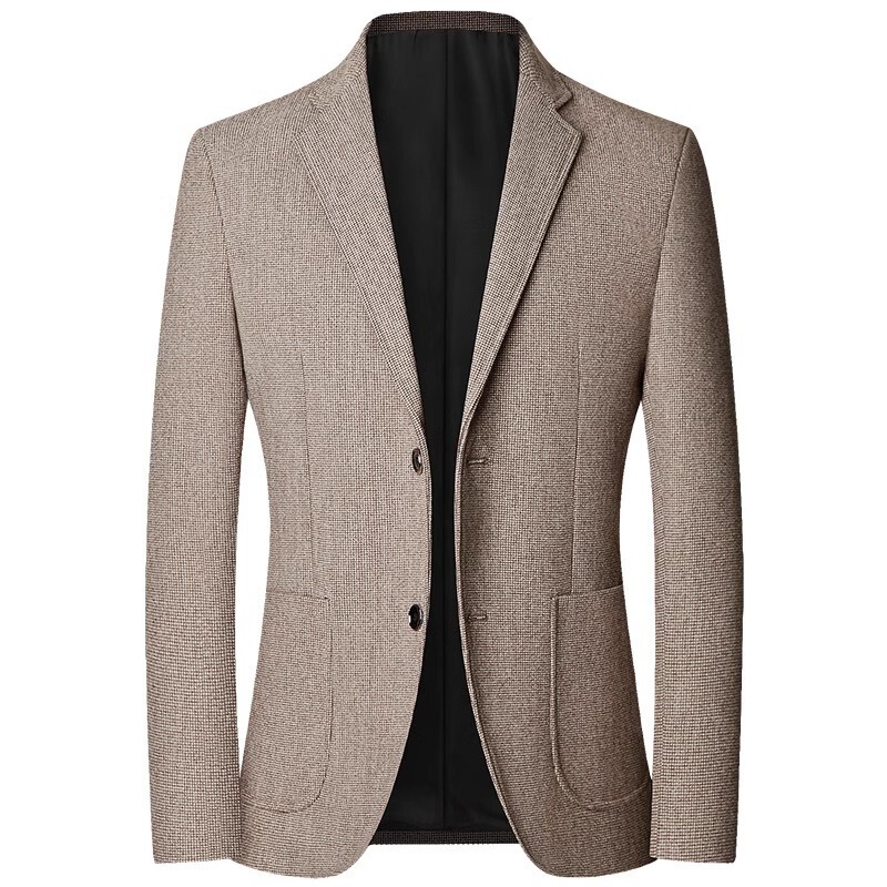 2025 men's suit source factory supply a generation of spring and autumn business middle-aged coat casual suit 2025 men's suit source factory supply a generation of spring and autumn business middle-aged coat casual suit